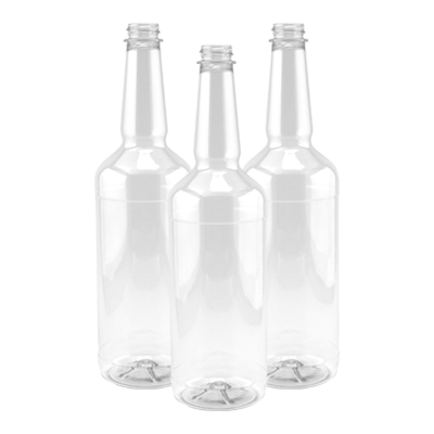 Clear Long Neck Bottles (32 oz)